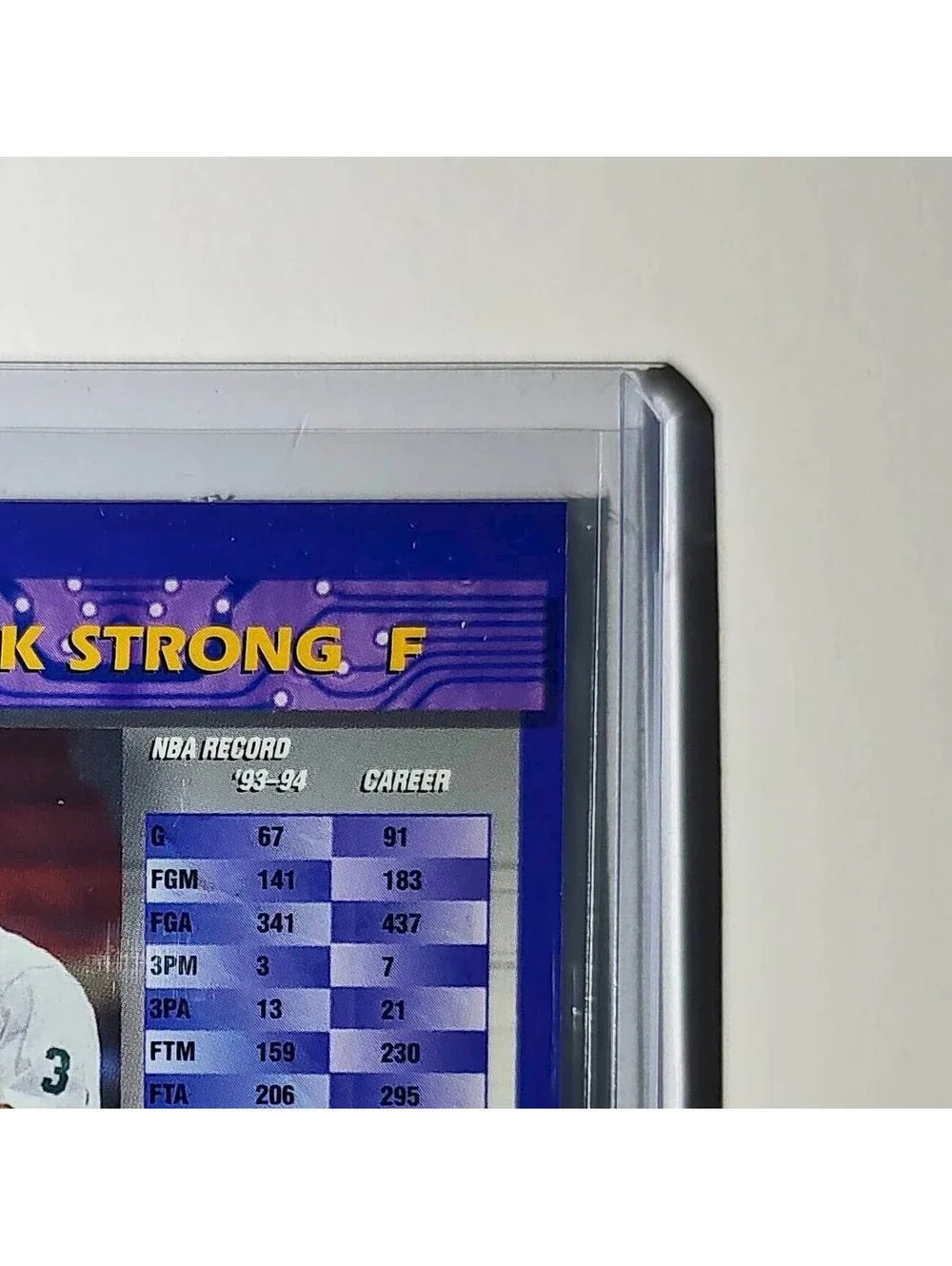 Derek Strong 1994-95 Topps Finest #319 Basketball Card